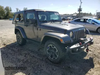 2014 Jeep Wrangler Rubicon with VIN 1C4BJWCG1EL168575, listed as a Copart auction lot 75095814 with 65,770 mi miles and Salvage title. Bid and sale history available at DreamBid. Image 4.