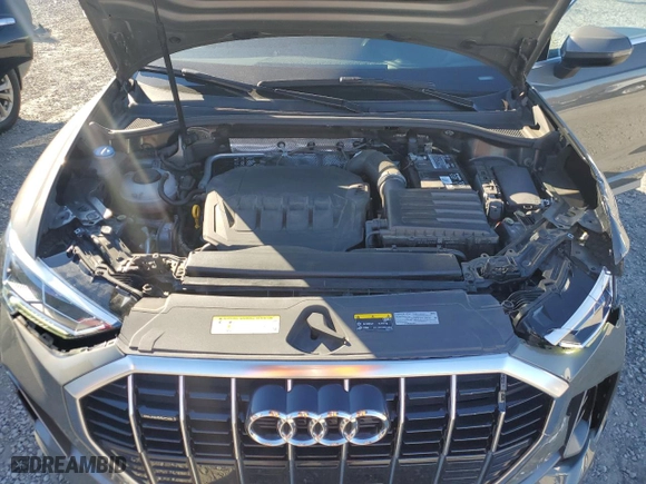 2020 Audi Q3 S line Premium Plus with VIN WA1EECF36L1113941, listed as a Copart auction lot 82960604 with 29,723 mi miles and Salvage Title. Bid and sale history available at carsss.com. Image 12.