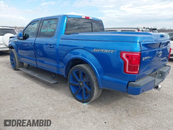 2015 Ford F-150 XL with VIN 1FTEW1CF7FKD47302, listed as a IAAI auction lot 41313284 with 125,985 mi miles and . Bid and sale history available at DreamBid. Image 3.