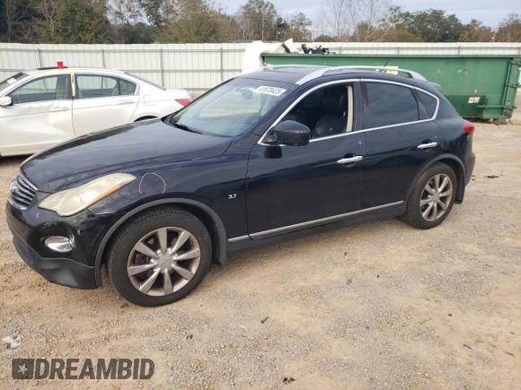 2014 Infiniti QX50 Journey with VIN JN1BJ0HR3EM191506, listed as a Copart auction lot 41670425 with 127,409 mi miles and Salvage Title. Bid and sale history available at carsss.com. Image 1.