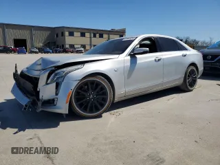 2017 Cadillac CT6 Premium Luxury AWD with VIN 1G6KF5RS4HU129987, listed as a Copart auction lot 47941635 with 136,150 mi miles and Salvage title. Bid and sale history available at DreamBid. Image 1.