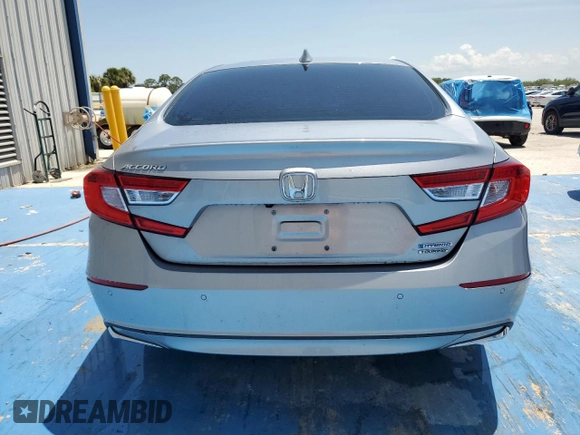 2020 Honda Accord Touring with VIN 1HGCV3F91LA006220, listed as a Copart auction lot 47974155 with 96,999 mi miles and Salvage title. Bid and sale history available at DreamBid. Image 6.