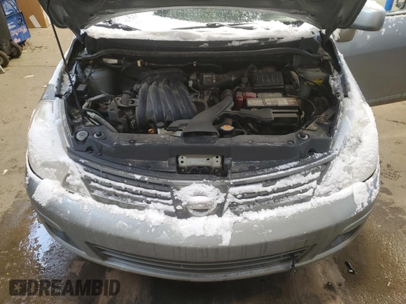 2010 Nissan Versa 1.6 with VIN 3N1CC1APXAL442278, listed as a Copart auction lot 45135045 with 166,598 mi miles and Salvage Title. Bid and sale history available at carsss.com. Image 11.