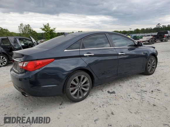 2011 Hyundai Sonata SE with VIN 5NPEC4ABXBH219817, listed as a Copart auction lot 53898665 with 266,082 mi miles and Salvage Title. Bid and sale history available at DreamBid. Image 3.