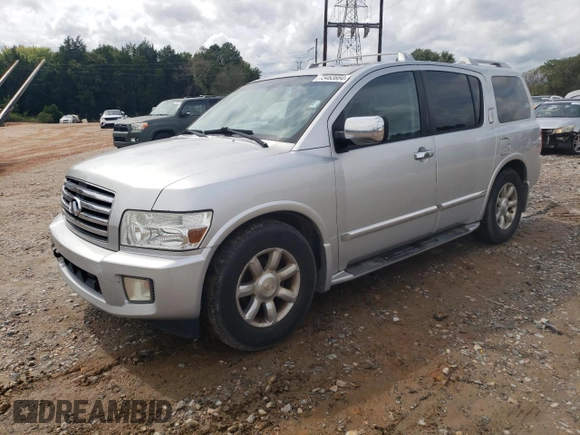 2005 Infiniti QX56 with VIN 5N3AA08A15N801614, listed as a Copart auction lot 73463664 with 260,538 mi miles and Clean Title. Bid and sale history available at carsss.com. Image 1.