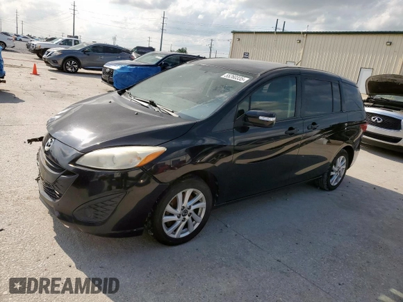 2015 Mazda 5 Sport with VIN JM1CW2BL1F0181603, listed as a Copart auction lot 55260335 with 169,356 mi miles and Salvage title. Bid and sale history available at DreamBid. Image 1.