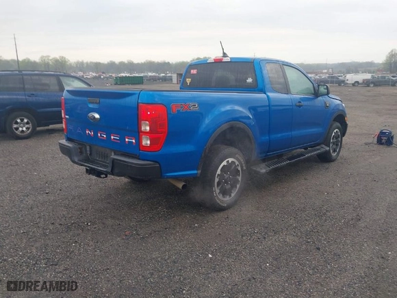 2021 Ford Ranger XL with VIN 1FTER1EH3MLD59542, listed as a IAAI auction lot 42042348 with 96,241 mi miles. Bid and sale history available at carsss.com. Image 4.