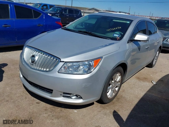 2012 Buick LaCrosse Premium 1 with VIN 1G4GD5ER6CF365691, listed as a IAAI auction lot 41766234 with 184,445 mi miles. Bid and sale history available at carsss.com. Image 2.