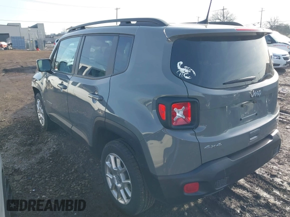 2021 Jeep Renegade Latitude with VIN ZACNJDBB3MPN22076, listed as a IAAI auction lot 41803167 with 37,232 mi miles and . Bid and sale history available at DreamBid. Image 3.