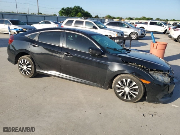 2018 Honda Civic Sedan LX with VIN 2HGFC2F57JH561472, listed as a Copart auction lot 52611235 with 126,350 mi miles and Clean Title. Bid and sale history available at carsss.com. Image 4.