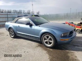 2007 Ford Mustang Deluxe with VIN 1ZVFT84N975336617, listed as a Copart auction lot 48984825 with 86,876 mi miles and Salvage Title. Bid and sale history available at carsss.com. Image 4.