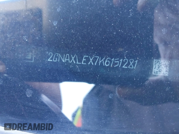2019 Chevrolet Equinox LT with VIN 2GNAXLEX7K6151281, listed as a IAAI auction lot 41979962 with 58,278 mi miles and . Bid and sale history available at DreamBid. Image 17.