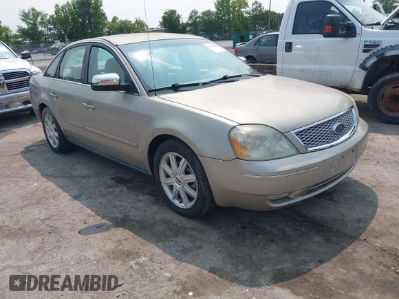 2005 Ford Five Hundred Limited with VIN 1FAHP25175G135427, listed as a IAAI auction lot 42383896 with 299,427 mi miles and . Bid and sale history available at DreamBid. Image 1.