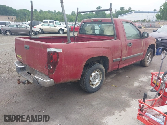 2006 Chevrolet Colorado Work Truck z VIN 1GCCS148068226482, wystawiony jako IAAI lot #42487633 z przebiegiem 121 896 mil mil oraz . Historia ofert i sprzedaży dostępna na DreamBid. Obrazek 4.