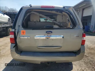 2008 Ford Expedition SSV with VIN 1FMFU15548LA38510, listed as a Copart auction lot 48409195 with 211,925 mi miles and Salvage title. Bid and sale history available at DreamBid. Image 6.
