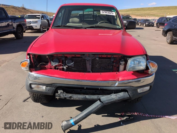 2001 Toyota Tacoma with VIN 5TEHN72NX1Z741635, listed as a Copart auction lot 52963625 with 238,625 mi miles and Salvage Title. Bid and sale history available at carsss.com. Image 5.