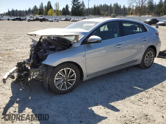 2020 Hyundai Ioniq Limited z VIN KMHC85LJ5LU069671, wystawiony jako Copart lot #53666215 z przebiegiem 25 383 mil mil oraz Szkoda całkowita • Salvage title. Historia ofert i sprzedaży dostępna na DreamBid. Obrazek 1.