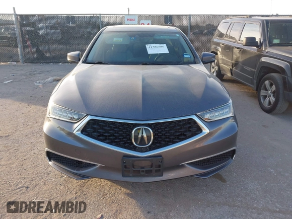 2018 Acura TLX with VIN 19UUB2F34JA008883, listed as a IAAI auction lot 41386586 with 57,928 mi miles. Bid and sale history available at carsss.com. Image 12.