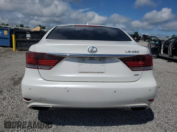 2014 Lexus LS 460 z VIN JTHCL5EF5E5022213, wystawiony jako Copart lot #55564585 z przebiegiem 176 053 mil mil oraz Szkoda całkowita • Salvage title. Historia ofert i sprzedaży dostępna na DreamBid. Obrazek 6.
