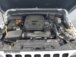 2022 Jeep Wrangler Unlimited Willys with VIN 1C4HJXDN9NW242045, listed as a Copart auction lot 59857985 with 34,970 mi miles and Salvage title. Bid and sale history available at DreamBid. Image 12.