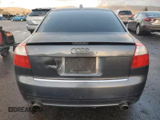 2004 Audi A4 1.8T with VIN WAUJC68EX4A225313, listed as a Copart auction lot 41542835 with 163,806 mi miles and Salvage Title. Bid and sale history available at carsss.com. Image 6.