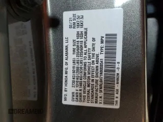 2022 Honda Odyssey EX-L z VIN 5FNRL6H71NB008541, wystawiony jako Copart lot #56850895 z przebiegiem 32 466 mil mil oraz Szkody całkowita. Historia ofert i sprzedaży dostępna na DreamBid. Obrazek 13.