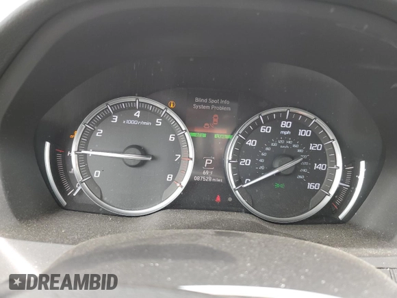 2014 Acura MDX Advance with VIN 5FRYD4H83EB024907, listed as a Copart auction lot 50043875 with 87,528 mi miles and Salvage Title. Bid and sale history available at DreamBid. Image 9.