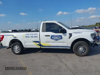 2023 Ford F-150 XL with VIN 1FTMF1CP7PKG21586, listed as a IAAI auction lot 41473326 with 19,008 mi miles and . Bid and sale history available at carsss.com. Image 14.