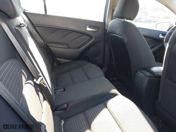 2017 Kia Forte LX with VIN 3KPFL4A75HE050061, listed as a IAAI auction lot 41897704 with 113,578 mi miles. Bid and sale history available at carsss.com. Image 8.