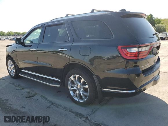 2016 Dodge Durango Citadel with VIN 1C4RDJEG6GC341421, listed as a Copart auction lot 61680215 with 77,024 mi miles and Salvage title. Bid and sale history available at DreamBid. Image 2.