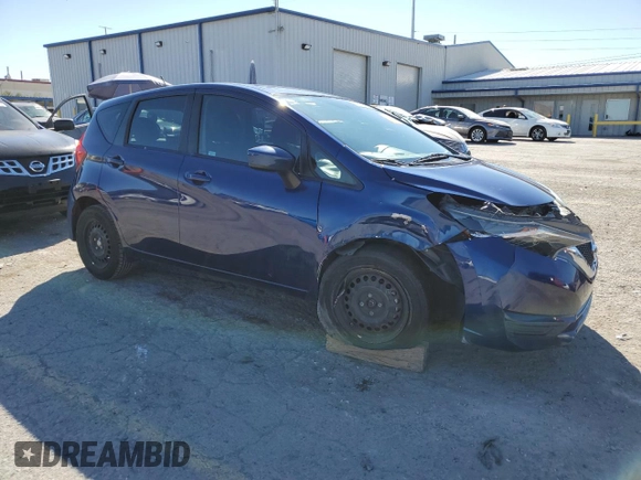2017 Nissan Note SV with VIN 3N1CE2CP9HL365989, listed as a Copart auction lot 50433005 with Not Provided miles and Salvage Title. Bid and sale history available at DreamBid. Image 4.