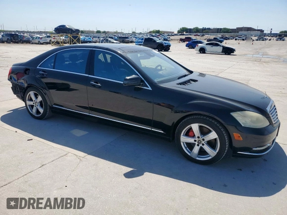 2010 Mercedes-Benz S 550 with VIN WDDNG7BBXAA347202, listed as a Copart auction lot 52907765 with 194,352 mi miles and Salvage Title. Bid and sale history available at DreamBid. Image 4.