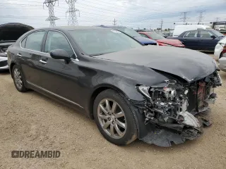 2007 Lexus LS 460 L with VIN JTHGL46F675000248, listed as a Copart auction lot 57568765 with Not provided miles and Salvage title. Bid and sale history available at DreamBid. Image 4.