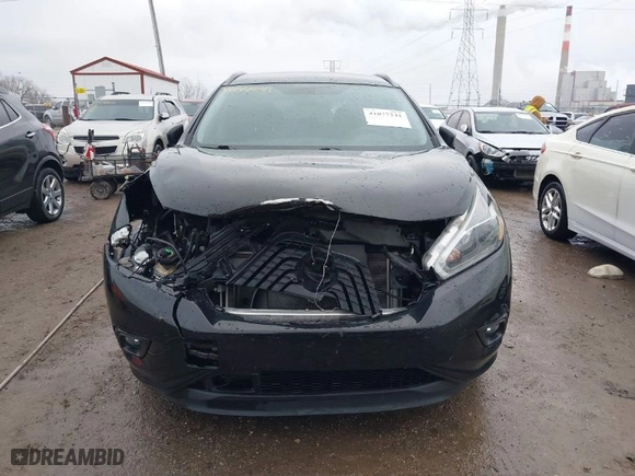 2018 Nissan Murano S with VIN 5N1AZ2MG9JN144868, listed as a IAAI auction lot 41077241 with NaN miles. Bid and sale history available at carsss.com. Image 12.