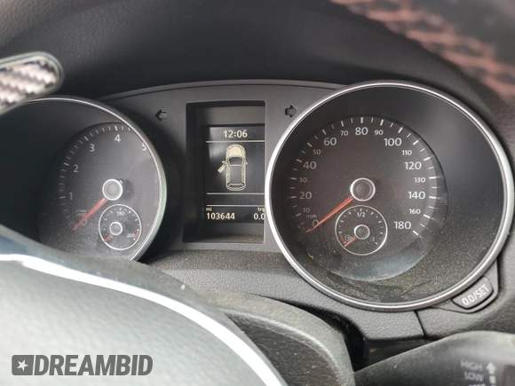 2013 Volkswagen GTI Autobahn с VIN WVWHD7AJ9DW116632, выставлен на аукционе Copart как лот 53531605 с пробегом 103 644 миль миль и Чистый • Clean title. История ставок и продаж доступна на DreamBid. Изображение 9.