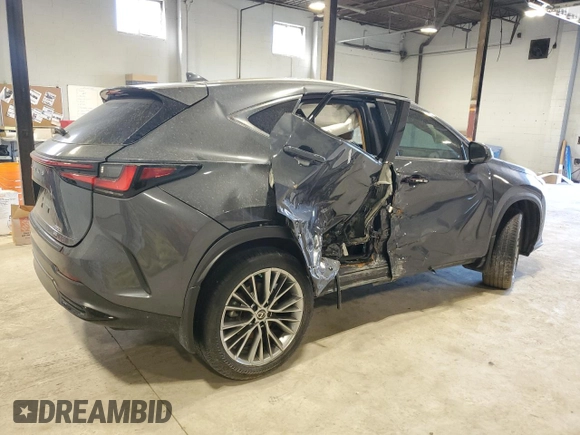 2022 Lexus NX with VIN 2T2GKCEZ7NC002239, listed as a Copart auction lot 69533634 with 59,574 mi miles and Salvage Title. Bid and sale history available at carsss.com. Image 3.