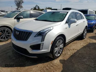 2024 Cadillac XT5 FWD Premium Luxury with VIN 1GYKNCRSXRZ720148, listed as a Copart auction lot 75116124 with 0 mi miles and Non Repairable. Bid and sale history available at carsss.com. Image 1.