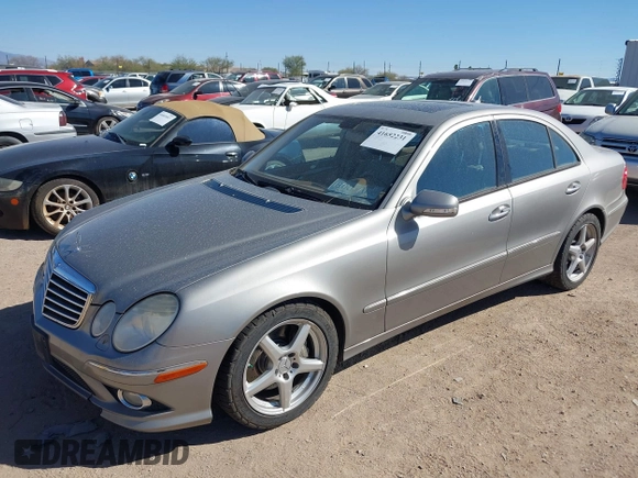 2008 Mercedes-Benz E-Class Luxury 3.5L with VIN WDBUF56X38B266614, listed as a IAAI auction lot 41652231 with 156,748 mi miles. Bid and sale history available at carsss.com. Image 2.