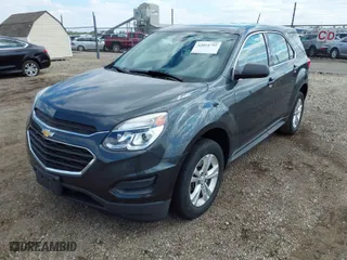 2017 Chevrolet Equinox LS with VIN 2GNALBEK8H1598749, listed as a IAAI auction lot 42014792 with 87,529 mi miles. Bid and sale history available at carsss.com. Image 2.
