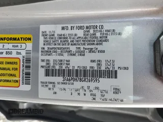2016 Ford Fusion SE with VIN 3FA6P0H78GR269595, listed as a Copart auction lot 47995805 with 169,958 mi miles and Salvage Title. Bid and sale history available at carsss.com. Image 15.