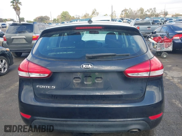 2017 Kia Forte5 LX with VIN KNAFK5A83H5709281, listed as a IAAI auction lot 41482492 with 74,979 mi miles. Bid and sale history available at carsss.com. Image 17.