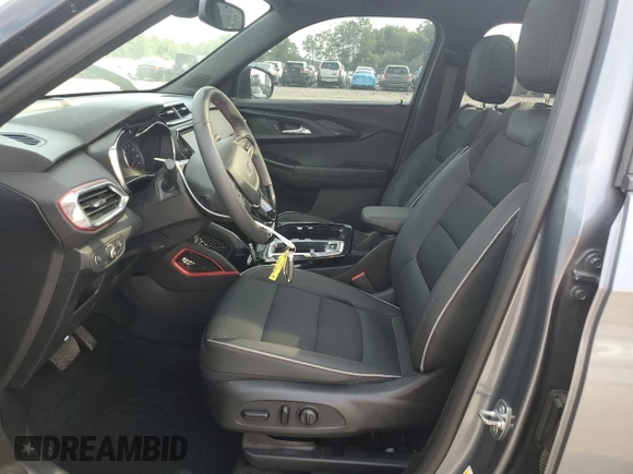 2022 Chevrolet TrailBlazer RS with VIN KL79MUSL1NB102183, listed as a Copart auction lot 59531454 with 35,643 mi miles and Salvage Title. Bid and sale history available at DreamBid. Image 7.