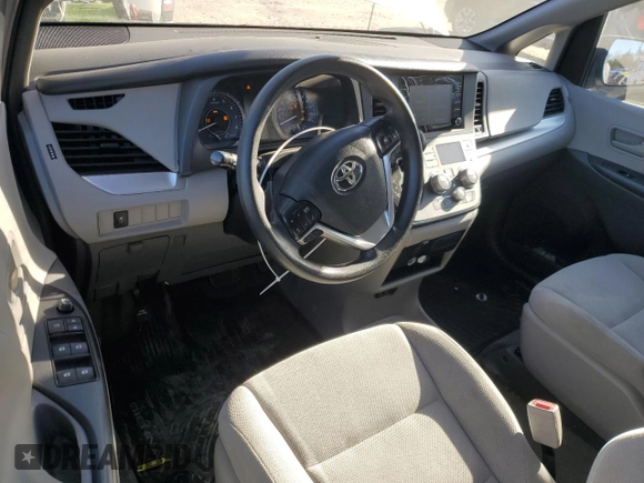 2019 Toyota Sienna L with VIN 5TDZZ3DC2KS972203, listed as a Copart auction lot 41411405 with 0 mi miles and Clean Title. Bid and sale history available at carsss.com. Image 8.