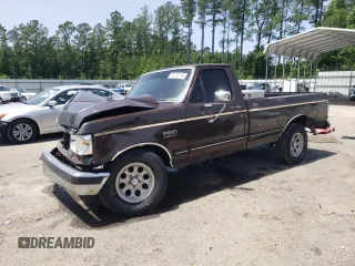 1990 Ford F-150 with VIN 1FTDF15N3LNA20857, listed as a Copart auction lot 57112145 with 73,535 mi miles and Salvage title. Bid and sale history available at DreamBid. Image 1.