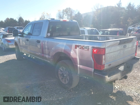 2021 Ford Super Duty F-250 SRW XL with VIN 1FT7W2BTXMEC70037, listed as a IAAI auction lot 40989388 with 109,816 mi miles. Bid and sale history available at carsss.com. Image 14.