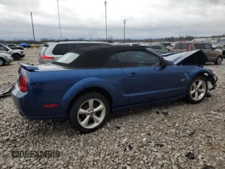 2008 Ford Mustang GT Deluxe with VIN 1ZVHT85HX85173687, listed as a Copart auction lot 43160095 with Not Provided miles and Salvage Title. Bid and sale history available at DreamBid. Image 3.