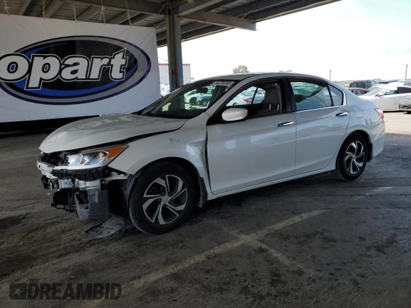 2017 Honda Accord Sedan LX with VIN 1HGCR2F39HA101481, listed as a Copart auction lot 54225095 with 94,519 mi miles and Salvage Title. Bid and sale history available at carsss.com. Image 1.