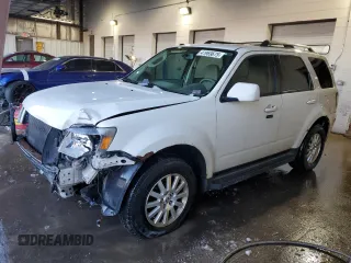 2011 Mercury Mariner Premier with VIN 4M2CN8HG0BKJ00731, listed as a Copart auction lot 41969675 with 153,589 mi miles and Salvage Title. Bid and sale history available at carsss.com. Image 1.