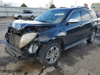 2016 Chevrolet Equinox LTZ with VIN 2GNALDEK6G6211788, listed as a Copart auction lot 46547735 with 60,024 mi miles and Salvage Title. Bid and sale history available at carsss.com. Image 1.