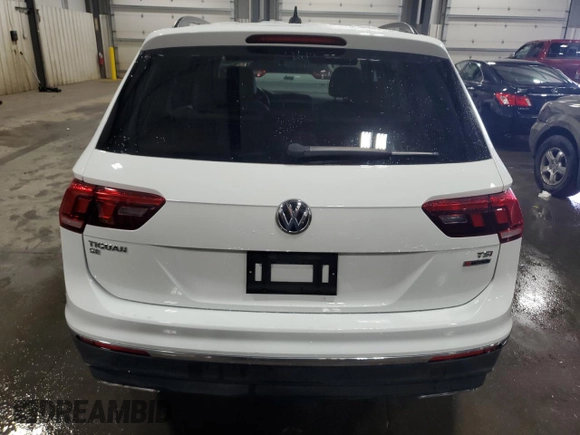 2018 Volkswagen Tiguan SEL with VIN 3VV2B7AX7JM140246, listed as a Copart auction lot 58817255 with 96,792 mi miles and Clean title. Bid and sale history available at DreamBid. Image 6.